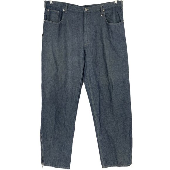 Vintage Sean John Zipper Hem Straight Leg Jeans Mens Size 42 Blue Denim 44x33 - Picture 1 of 11